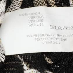 Pre Owned Missoni Mare Black Knit Kaftan Maxi Dress L