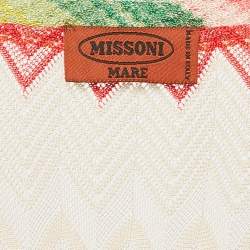 Missoni Mare Multicolor Chevron Knit Cover-Up Maxi Kaftan Dress M