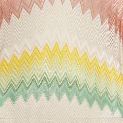 Missoni Mare Multicolor Chevron Knit Cover-Up Maxi Kaftan Dress M