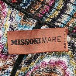 Missoni Mare Multicolor Patterned Lurex Knit Skorts M