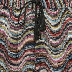 Missoni Mare Multicolor Patterned Lurex Knit Skorts M