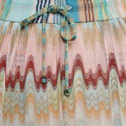 Missoni Mare Multicolor Patterned Knit Cover-Up Beach Pants S