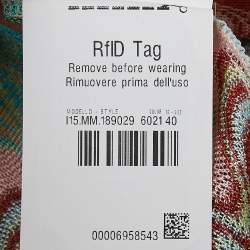 Missoni Mare Multicolor Patterned Knit Cover-Up Beach Pants S