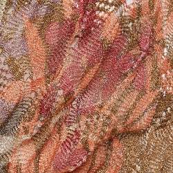 Pre Owned Missoni Mare Lurex Knit and Crepe Cover-Up Mini Dress M