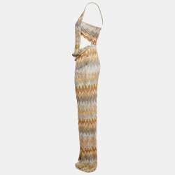 Missoni Mare Yellow/Multicolor Patterned Knit Cover-Up Jumpsuit M