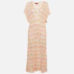 Missoni Mare Multicolor Patterned Knit Long Dress M