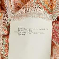 Missoni Mare Multicolor Patterned Knit Long Dress M