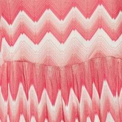 Pre Owned Missoni Mare Multicolor Patterned Knit Sleeveless Cover-Up Maxi Dress L