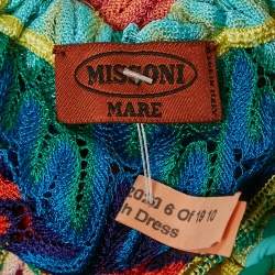 Pre Owned Missoni Mare Multicolor Knit Halter Cover-Up Jumpsuit S