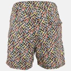 Missoni Mare Multicolor Chevron Print Nylon Swim Shorts XL