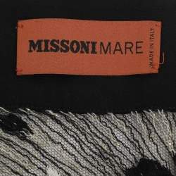 Missoni Mare Black/Gold Knit Embroidered Tops S