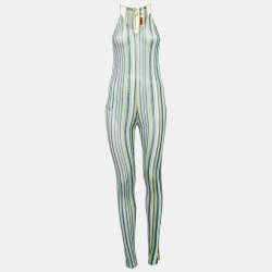 Missoni Mare Multicolor Striped Lurex Knit  Jumpsuit S