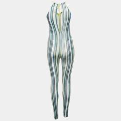 Missoni Mare Multicolor Striped Lurex Knit  Jumpsuit S