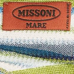Missoni Mare Multicolor Striped Lurex Knit  Jumpsuit S