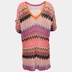 Missoni Mare Multicolor Patterned Knit Cover-up M