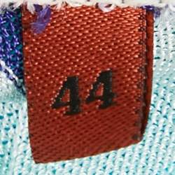 Pre Owned Missoni Mare Multicolor Zig Zag Knit Jumpsuit M