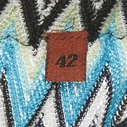 Pre Owned Missoni Mare Multicolor Chevron Knit Cover-Up Jumpsuit M