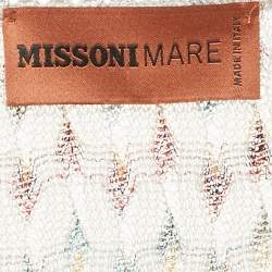 Pre Owned Missoni Mare Multicolor Lurex Knit Mini Dress M