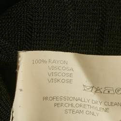 Pre Owned Missoni Mare Black/Multicolor Patterned Knit Cover-Up Maxi Dress M