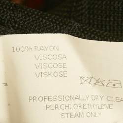 Pre Owned Missoni Mare Black/Multicolor Patterned Knit Cover-Up Maxi Dress M