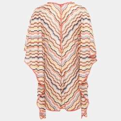 Pre Owned Missoni Mare Multicolor Patterned Knit Cover-Up Dress M
