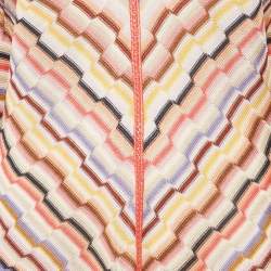 Pre Owned Missoni Mare Multicolor Patterned Knit Cover-Up Dress M