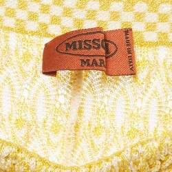 Pre Owned Missoni Mare Yellow Patterned Cover-Up Trousers S