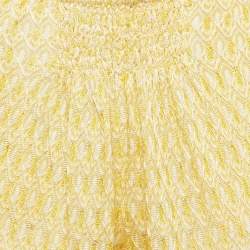 Pre Owned Missoni Mare Yellow Patterned Cover-Up Trousers S