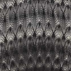 Pre Owned Missoni Mare Black Lace Fringe Long Sleeve Tunic S