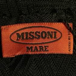 Pre Owned Missoni Mare Black Knit Fringed Top S