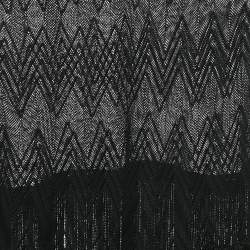 Pre Owned Missoni Mare Black Knit Fringed Top S
