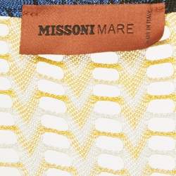 مملوكة مسبقًا Missoni Mare Multicolor Printed Knit Beach Cover Up S 