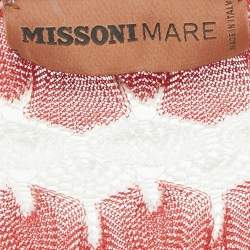 Pre Owned فستان تغطية ميزوني ماري تريكو منقوش متعدد الألوان مقاس متوسط - ميديام