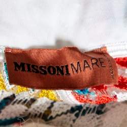 Missoni Mare Multicolored Striped Knitted High Waisted Palazzos S