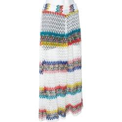 Missoni Mare Multicolored Striped Knitted High Waisted Palazzos S