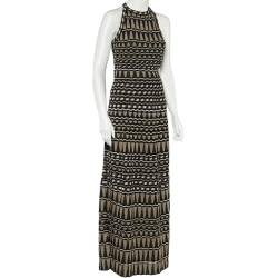 M Missoni Multicolor Patterned Lurex Knit Sleeveless Maxi Dress M