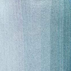 Missoni Mare Blue Striped Pattern Lurex Knit Wrap Skirt One Size
