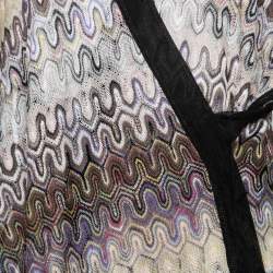 Pre Owned Missoni Mare Multicolor Patterned Knit Cover Up M