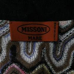 Pre Owned Missoni Mare Multicolor Patterned Knit Cover Up M
