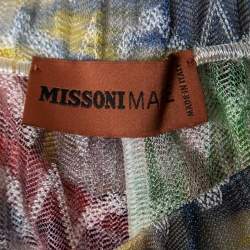 Missoni Mare Multicolor Patterned Mesh Open-Side Pants M