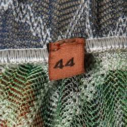Missoni Mare Multicolor Patterned Mesh Open-Side Pants M