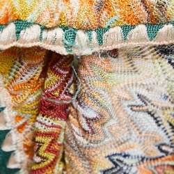 Missoni Mare Multicolor Patterned Knit V Neck Top S
