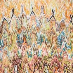 Missoni Mare Multicolor Patterned Knit V Neck Top S