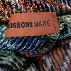 Missoni Mare Multicolor Patterned Crochet Knit Beach Pants L