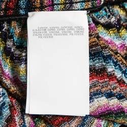 Pre Owned Missoni Mare Multicolor Patterned Knit Beach Shorts M