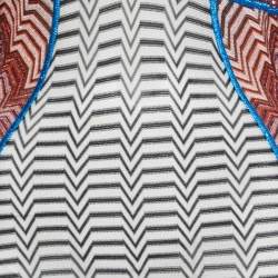 Pre Owned Missoni Mare Multicolor Knit V-Neck Maxi Kaftan M