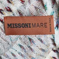 Missoni Mare Multicolor Lurex Knit Halter Neck  Jumpsuit S