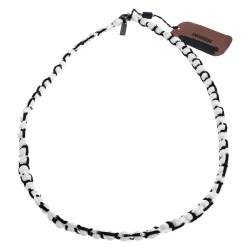 Pre Owned Missoni Monochrome Roped Ball Long Necklace