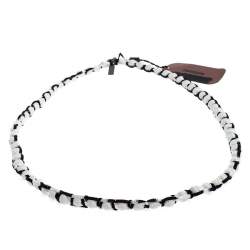 Pre Owned Missoni Monochrome Roped Ball Long Necklace