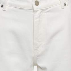 Pre Owned Missoni White Denim Wide-Leg Jeans M Waist 29"